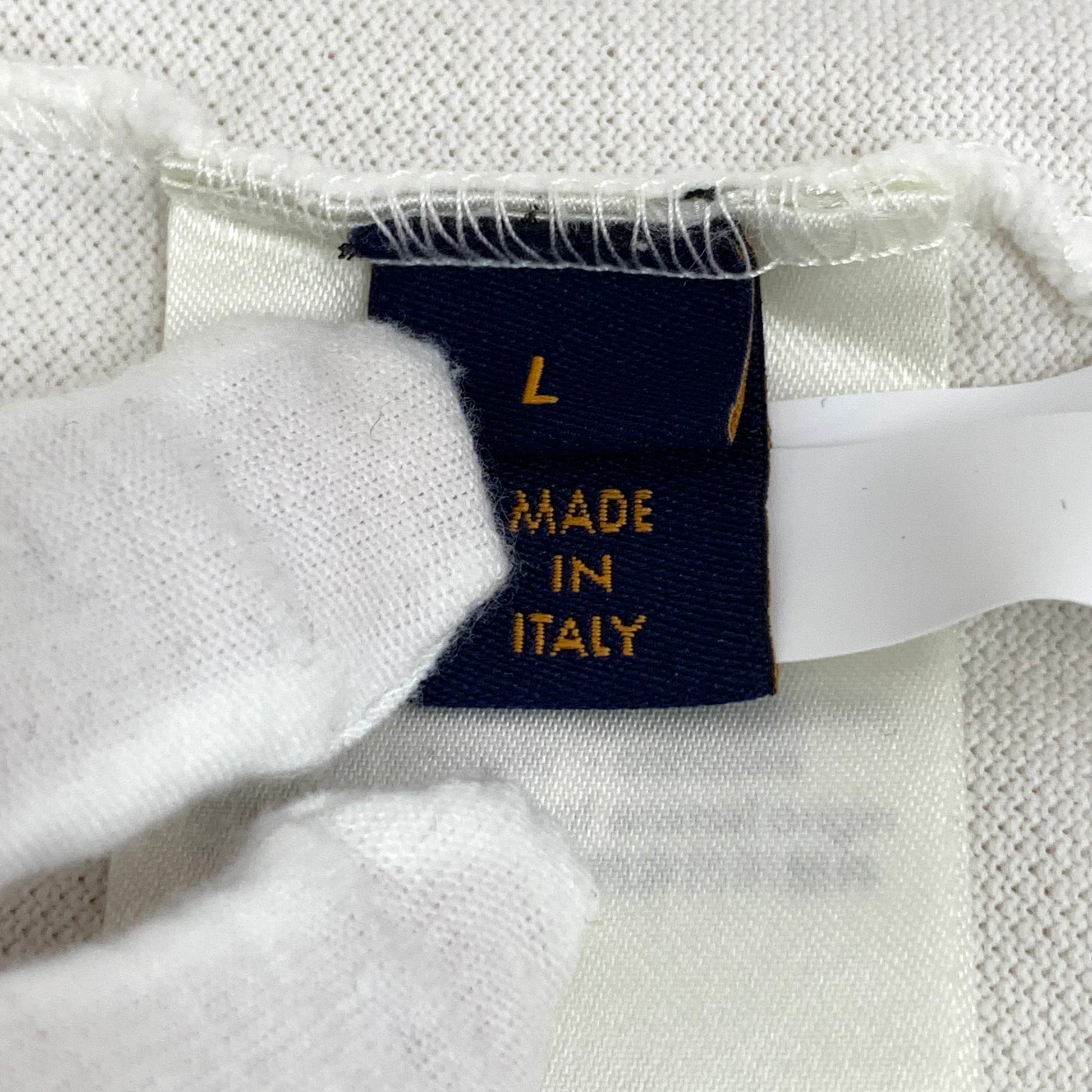 Louis Vuitton Louis Vuitton White Cotton Men's Polo Shirt L