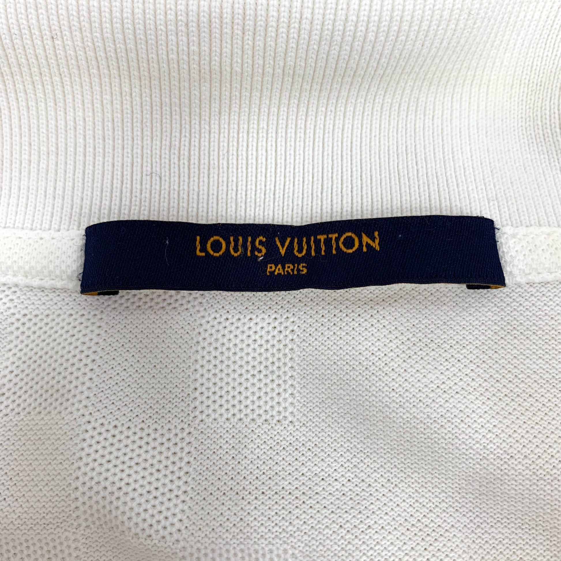 Louis Vuitton Louis Vuitton White Cotton Men's Polo Shirt L