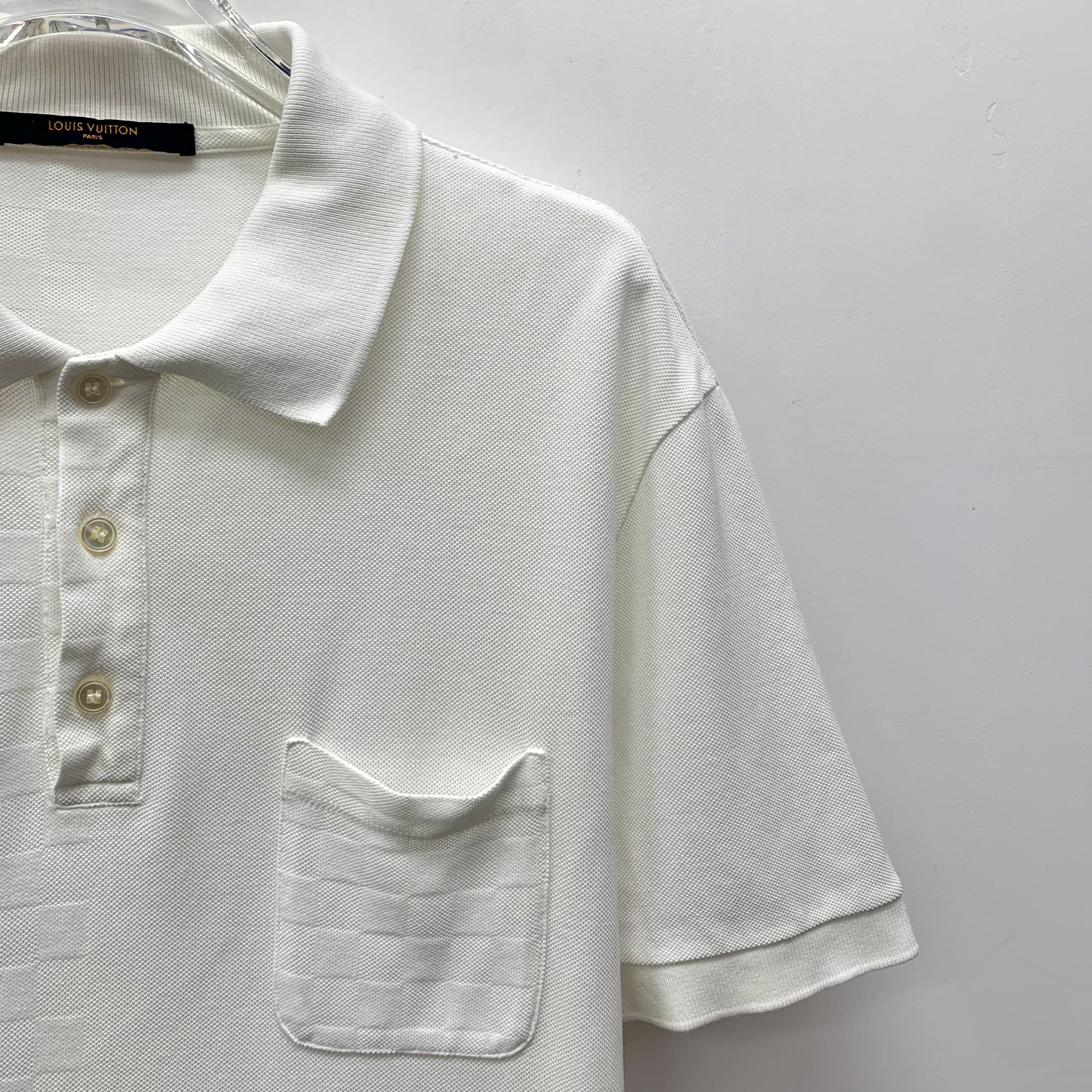 Louis Vuitton Louis Vuitton White Cotton Men's Polo Shirt L