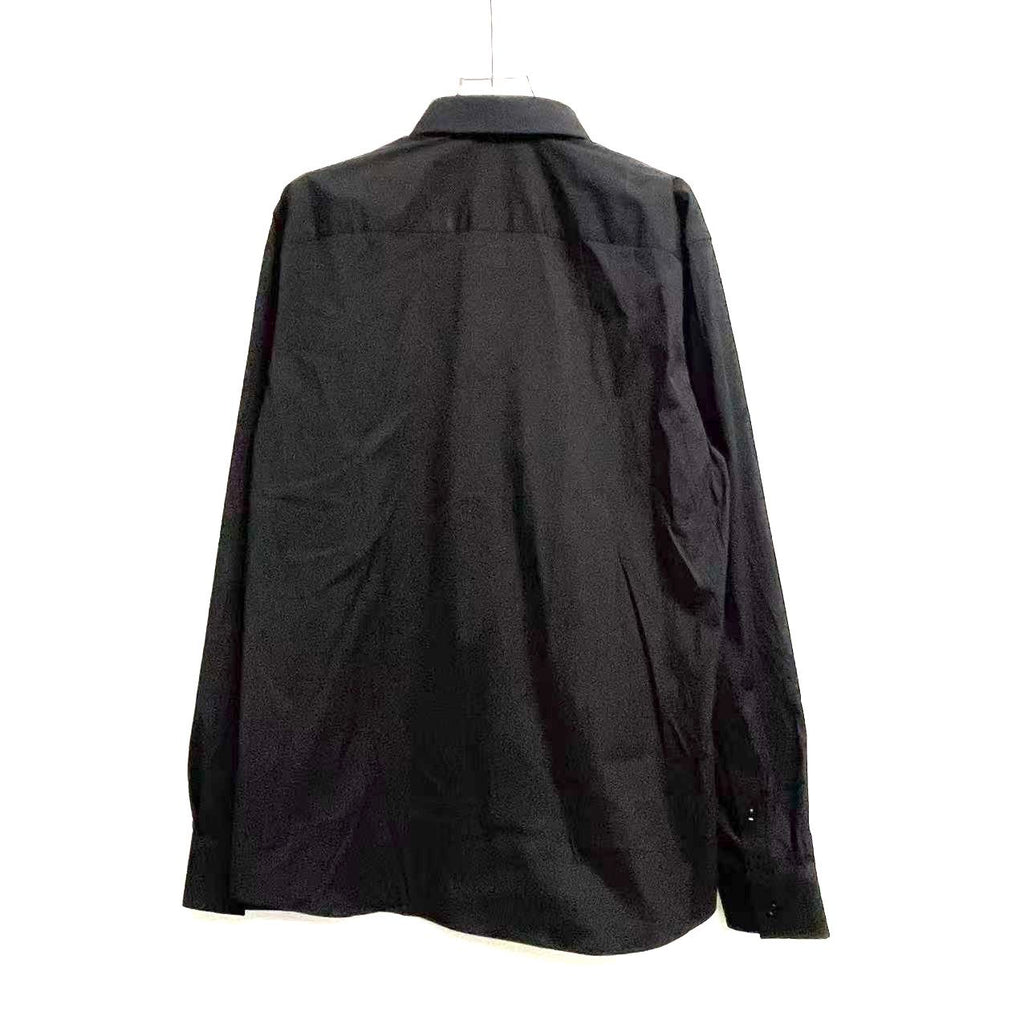 Pre-owned Burberry Shefford Long Sleeve Shirt (Black size M)
