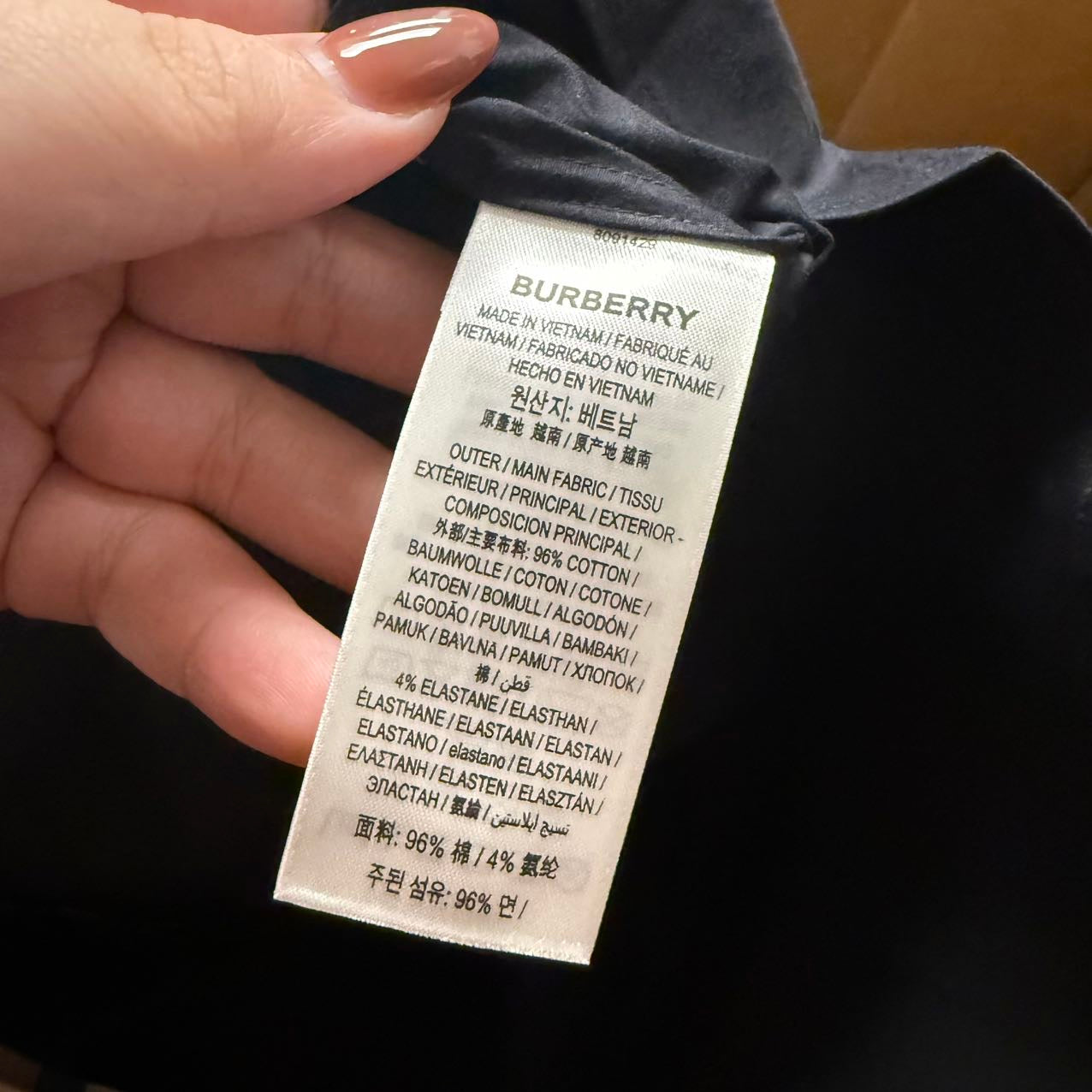 Pre-owned Burberry Shefford Long Sleeve Shirt (Black size s)