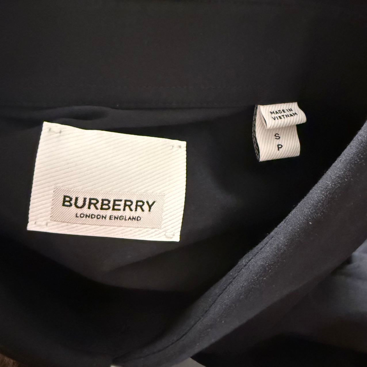 Pre-owned Burberry Shefford Long Sleeve Shirt (Black size s)
