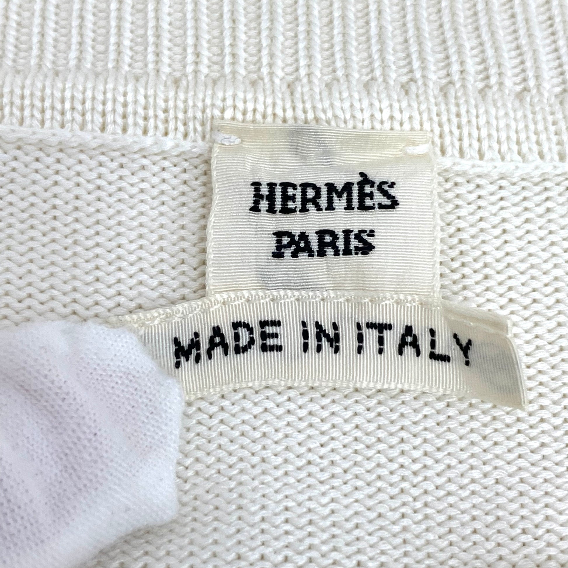HERMES Silk shirt Hermès Beige size 38