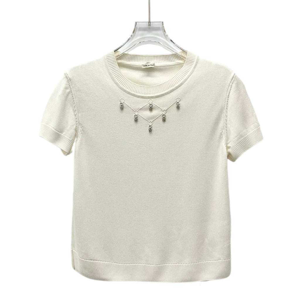 HERMES Silk shirt Hermès Beige size 38