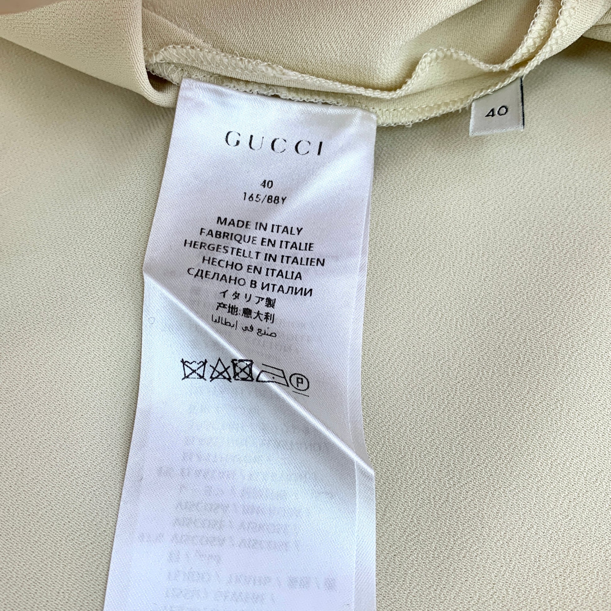 Gucci Web Stripe Short Sleeve Dress  40