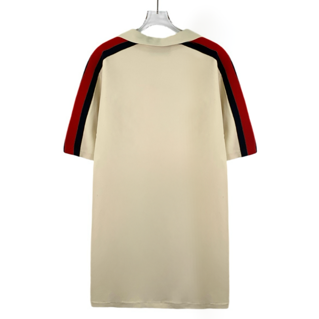 Gucci Web Stripe Short Sleeve Dress  40