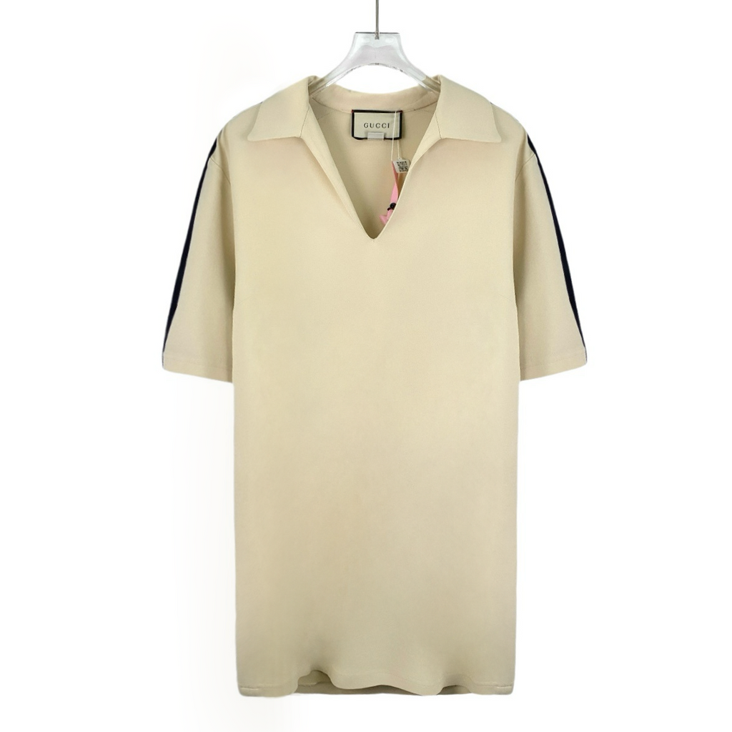 Gucci Web Stripe Short Sleeve Dress  40