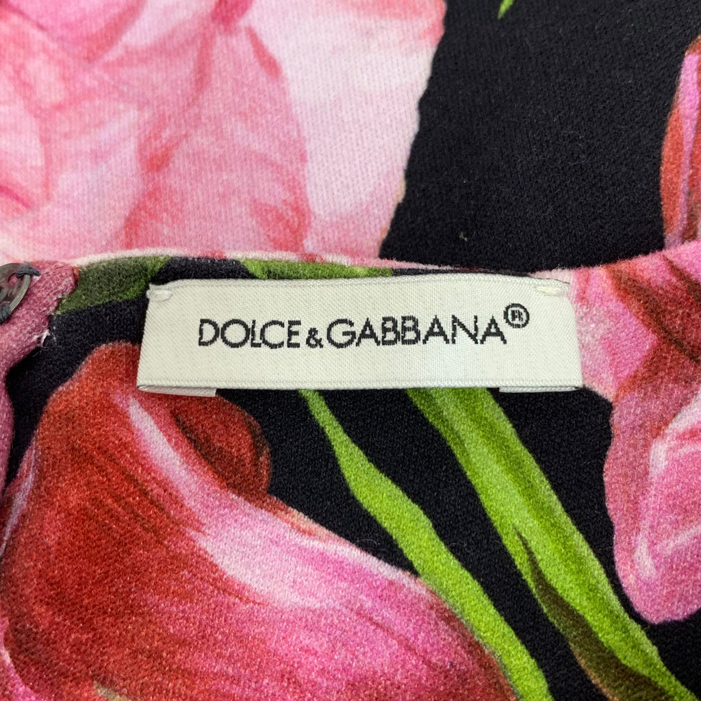 Dolce & Gabbana Kids Poplin Floral Dress 11/12