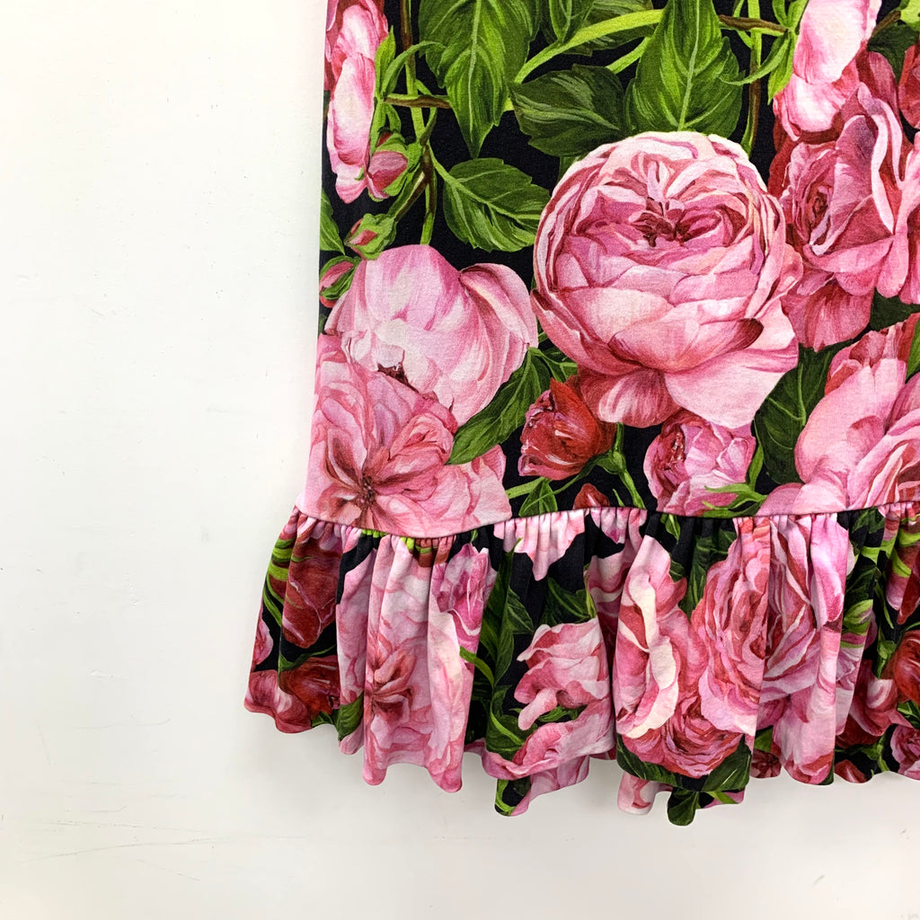 Dolce & Gabbana Kids Poplin Floral Dress 11/12