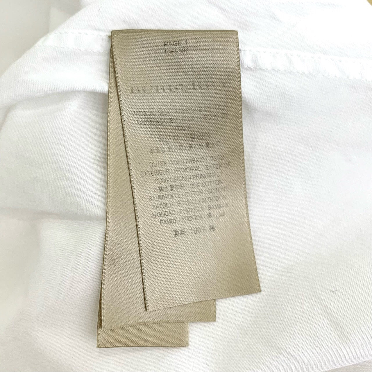 BURBERRY Madeline Cotton Poplin Shirt Dress White 40