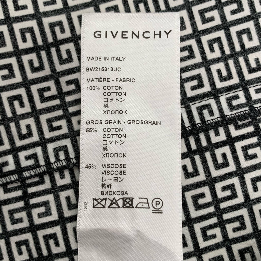 Givenchy black cotton long dress 36