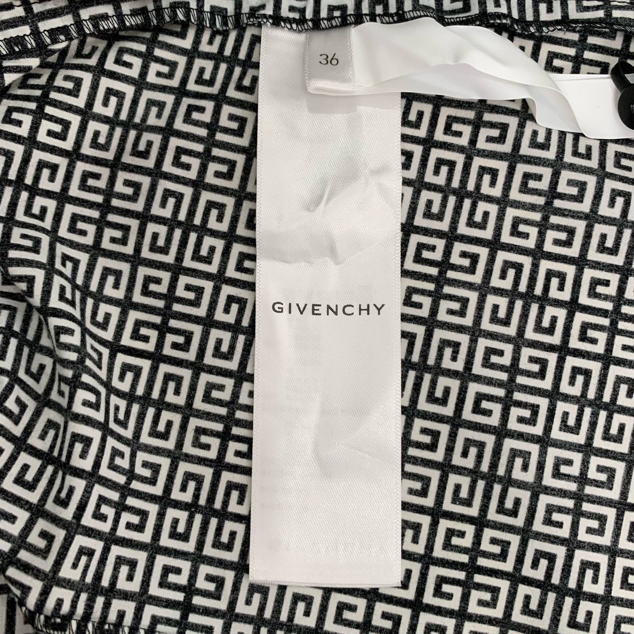 Givenchy black cotton long dress 36