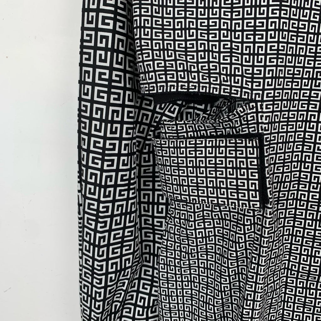 Givenchy black cotton long dress 36