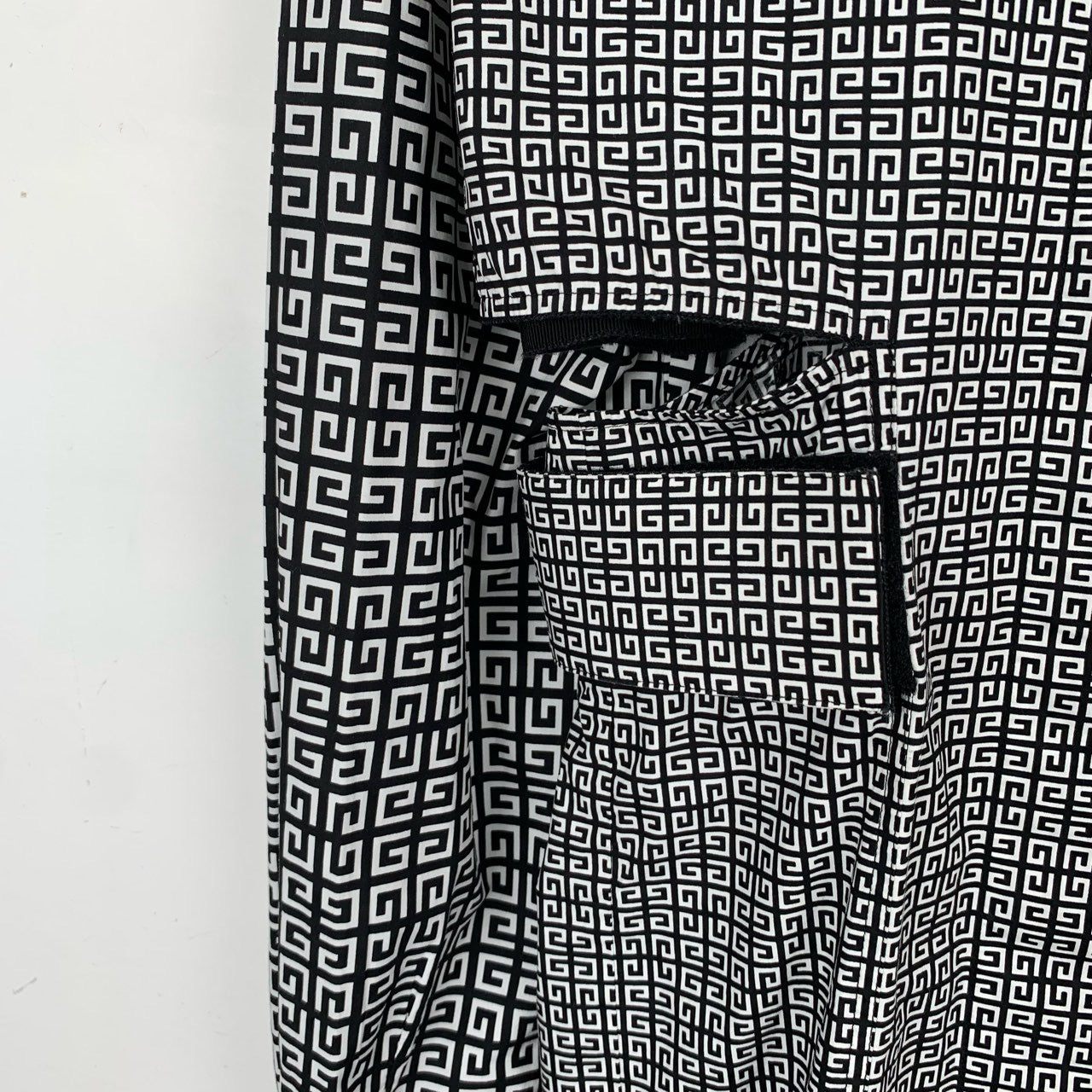 Givenchy black cotton long dress 36