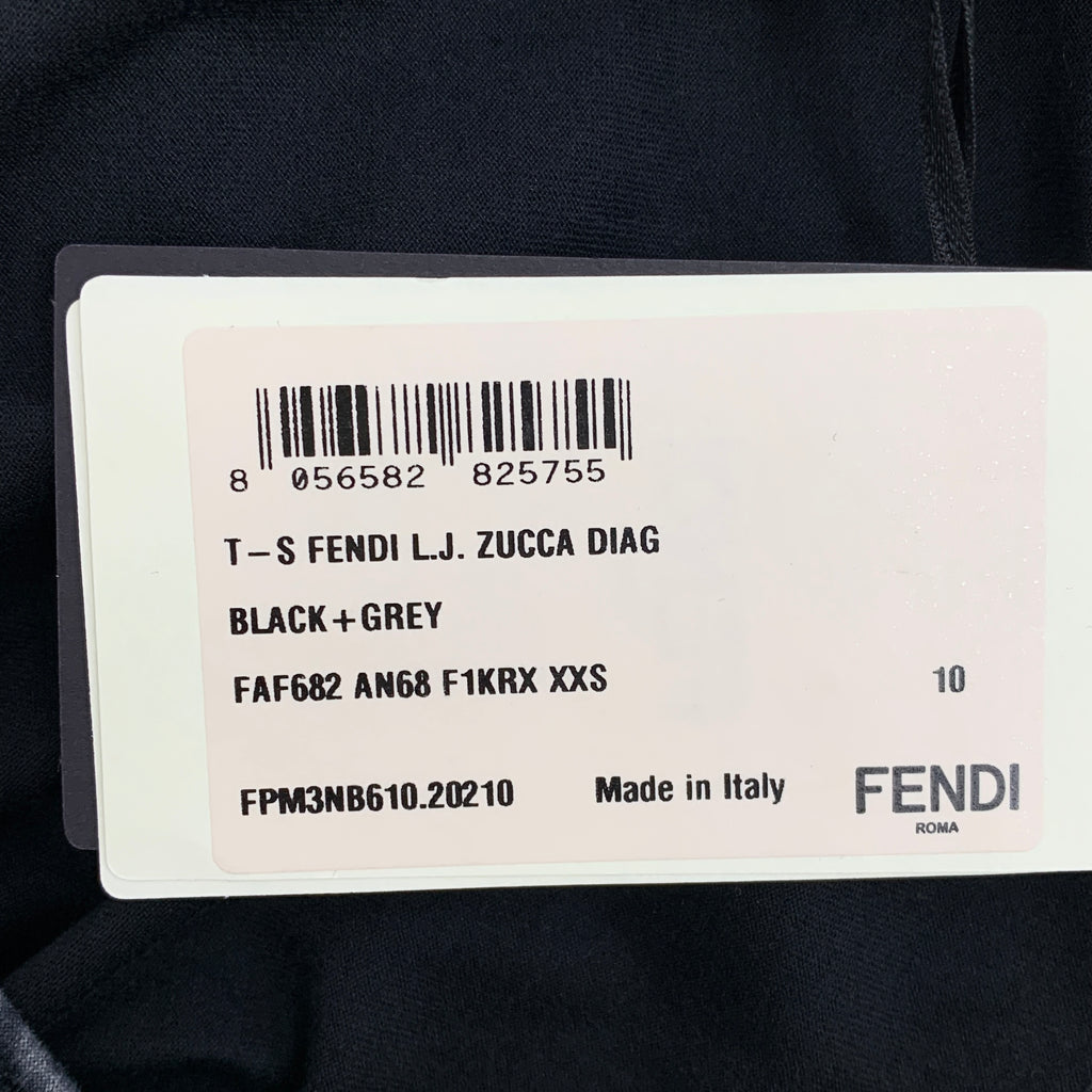 Fendi Jersey T-shirt in Yellow XXS with tag