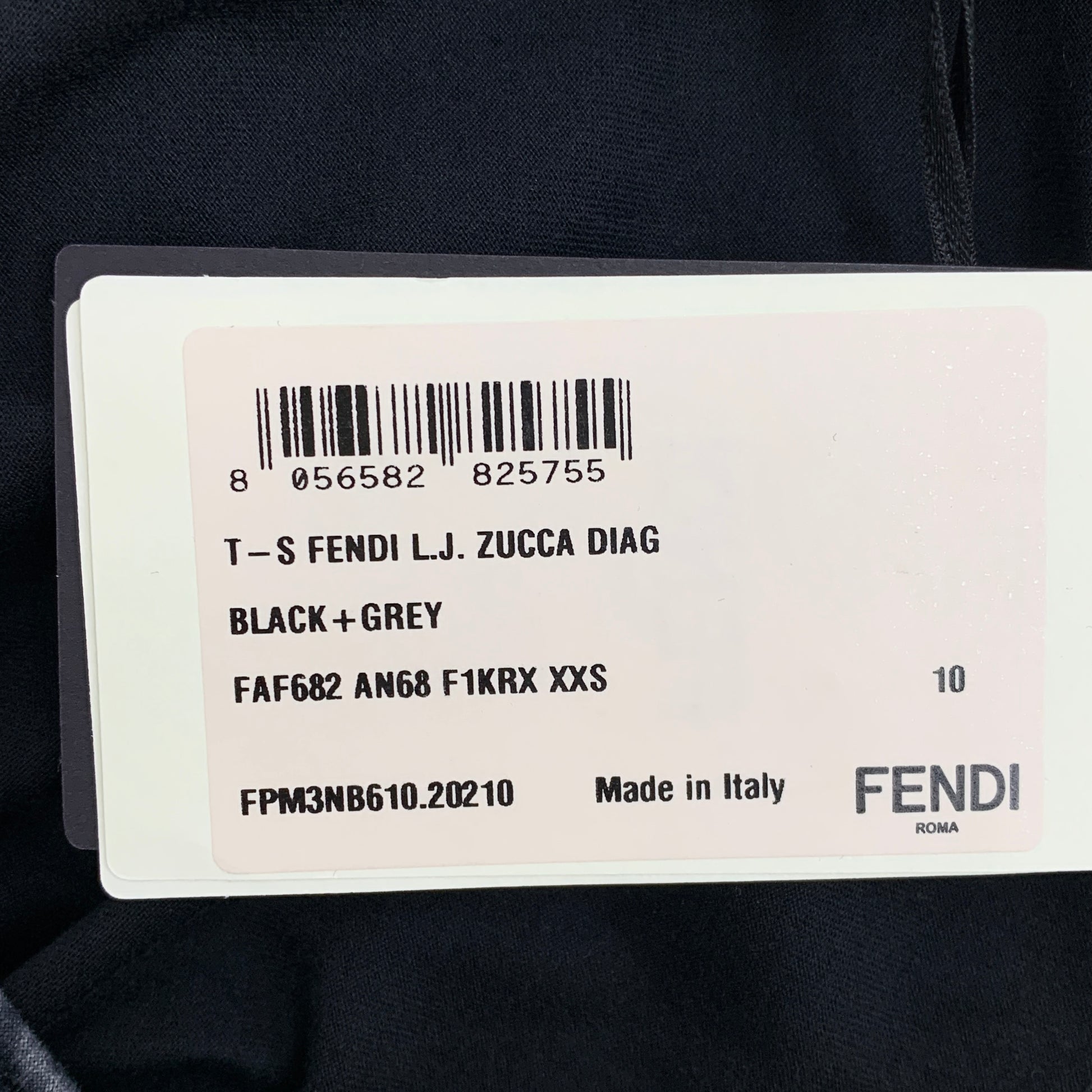 Fendi Jersey T-shirt in Yellow XXS with tag