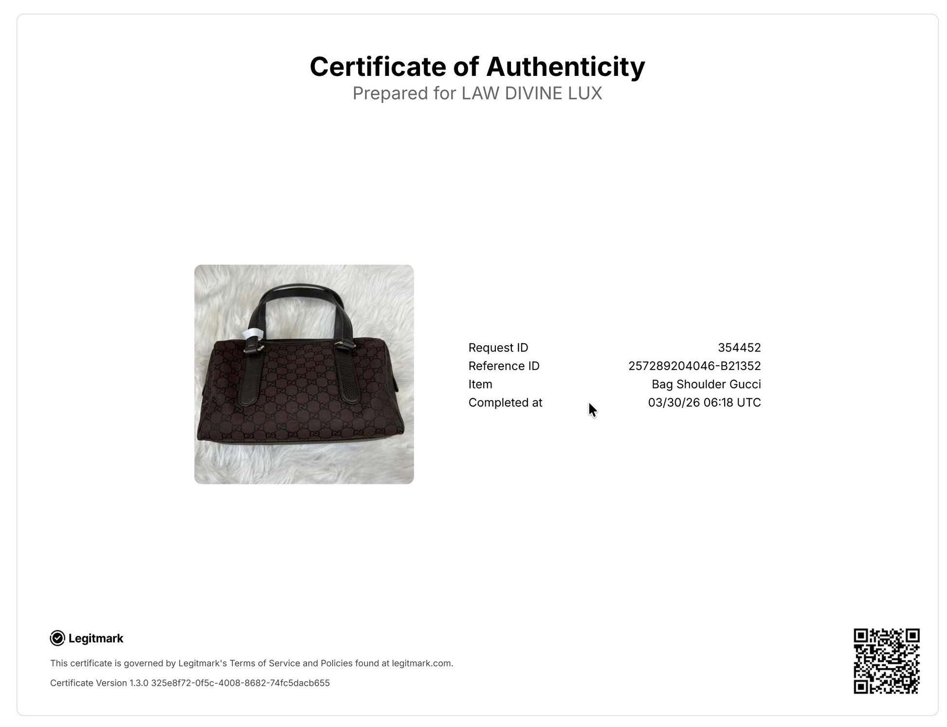 GG Canvas Boston Bag B21352