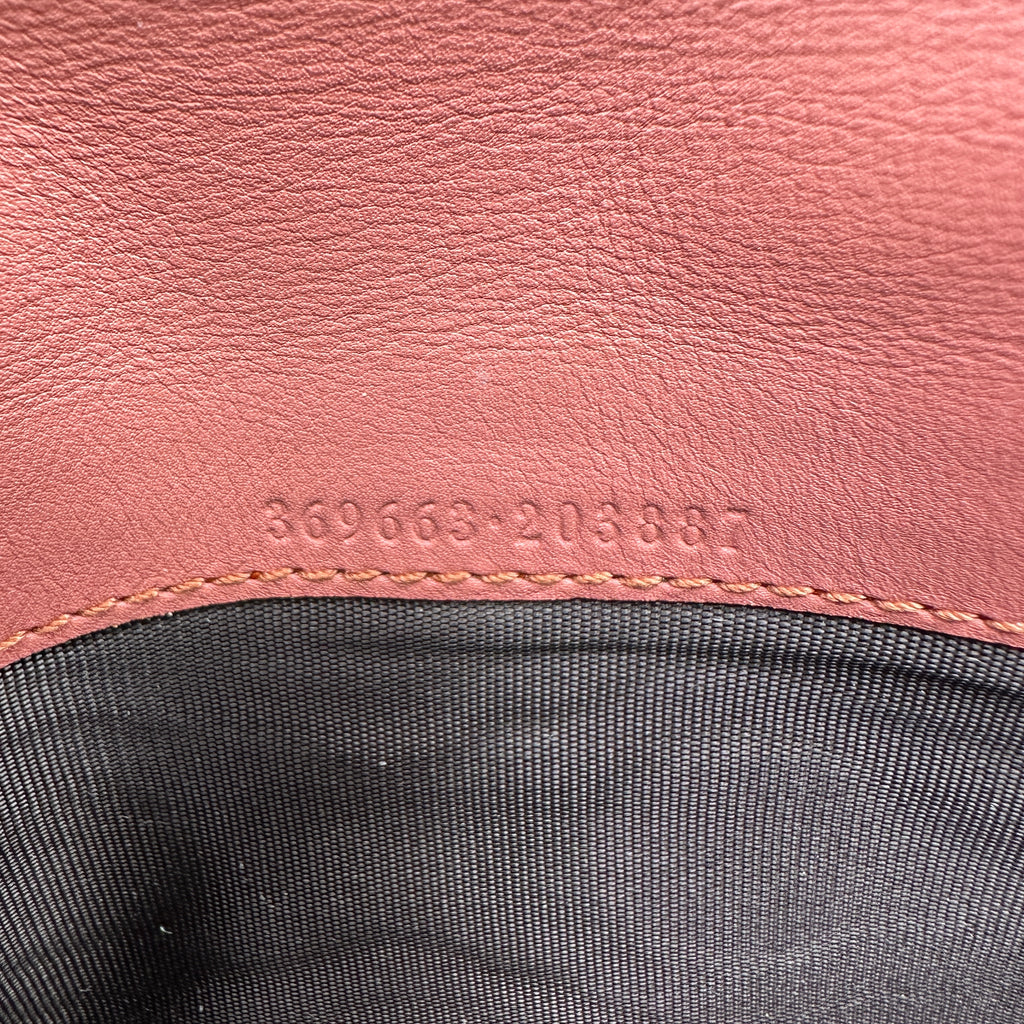 Light Purple Leather Interlocking GG Continental Wallet W21382