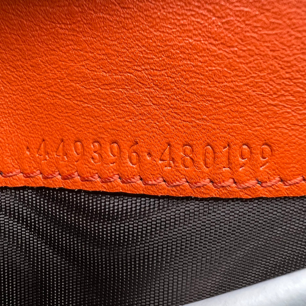 Soft Microguccissima Continental Wallet Sun Orange W21568