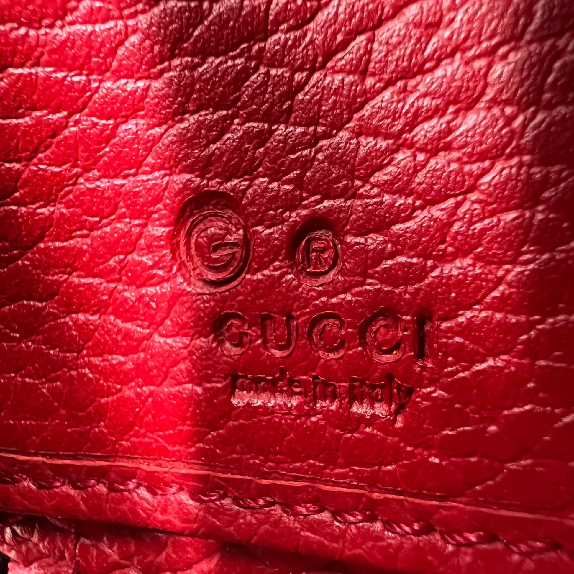 Monogram Dollar Calfskin Zip Around Wallet Beige Ebony Rosso W21499