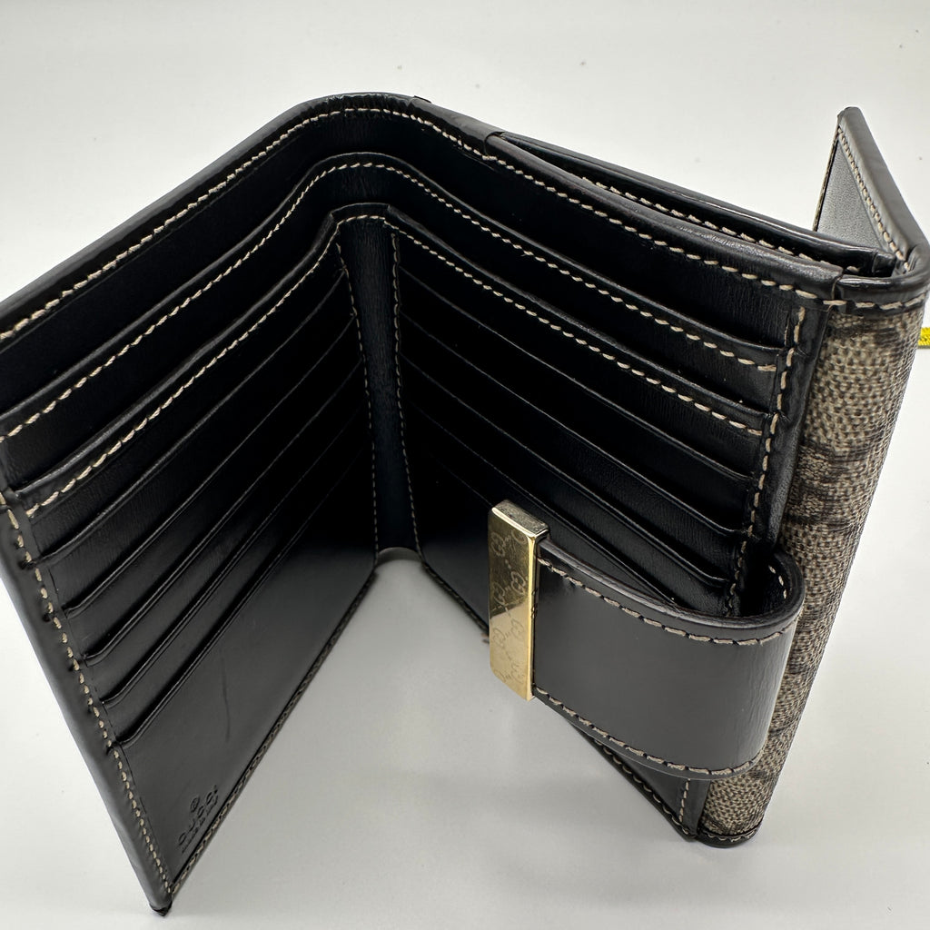 Original GG Canvas Compact Wallet W21579
