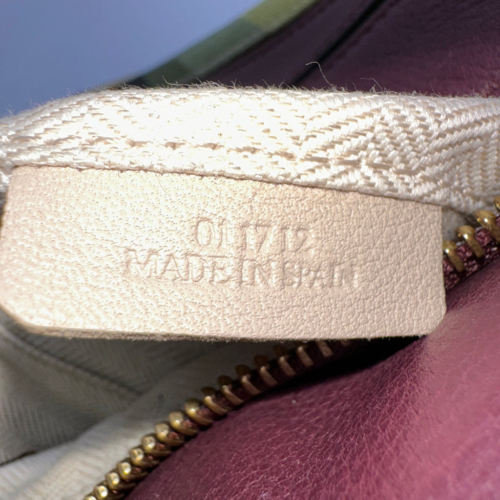 Loewe Puzzle Medium Multicolor Striped Canvas Leather Crossbody Bag B21418