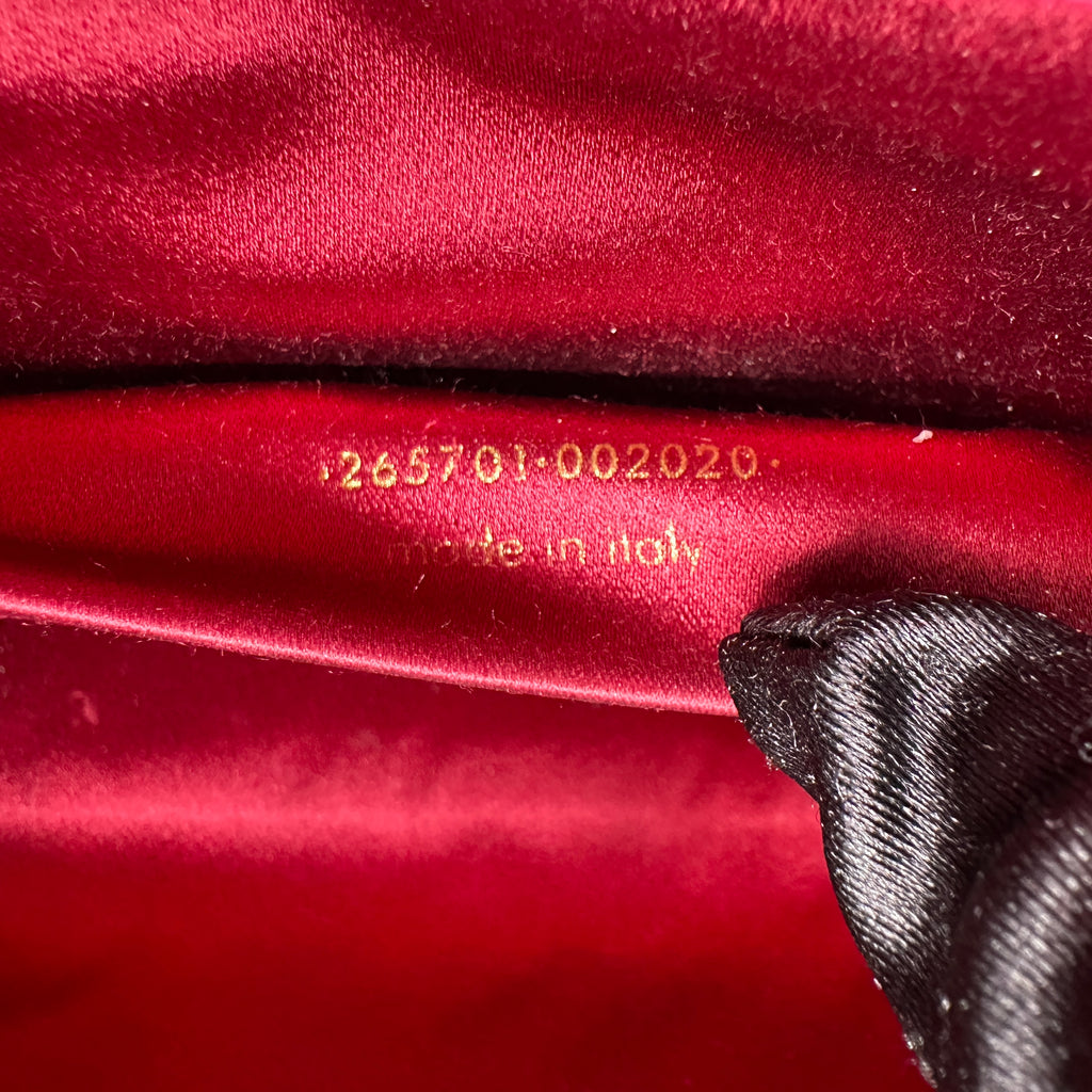 Textured Calfskin Classic Y Ligne Clutch Fuchsia W21443