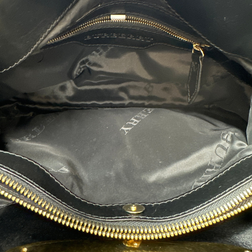 Black Soft Leather Bridle Small Hepburn Satchel Bag B21657