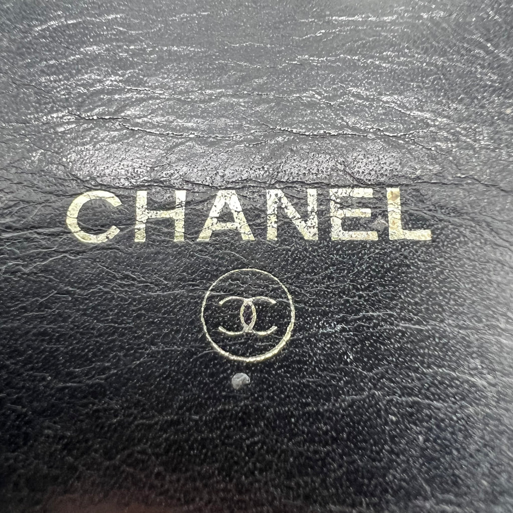 Chanel Black Caviar Bifold Wallet W21654