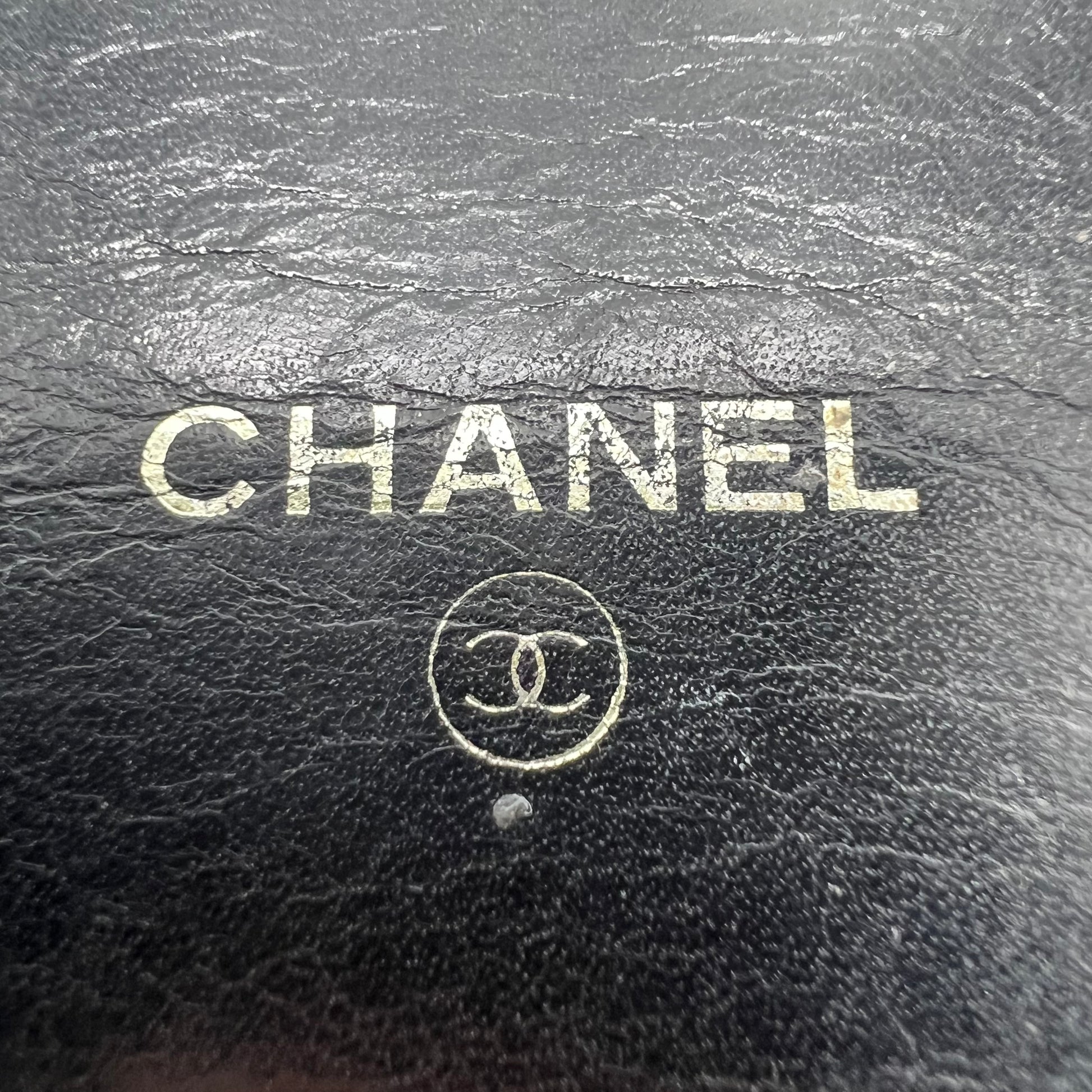 Chanel Black Caviar Bifold Wallet W21654