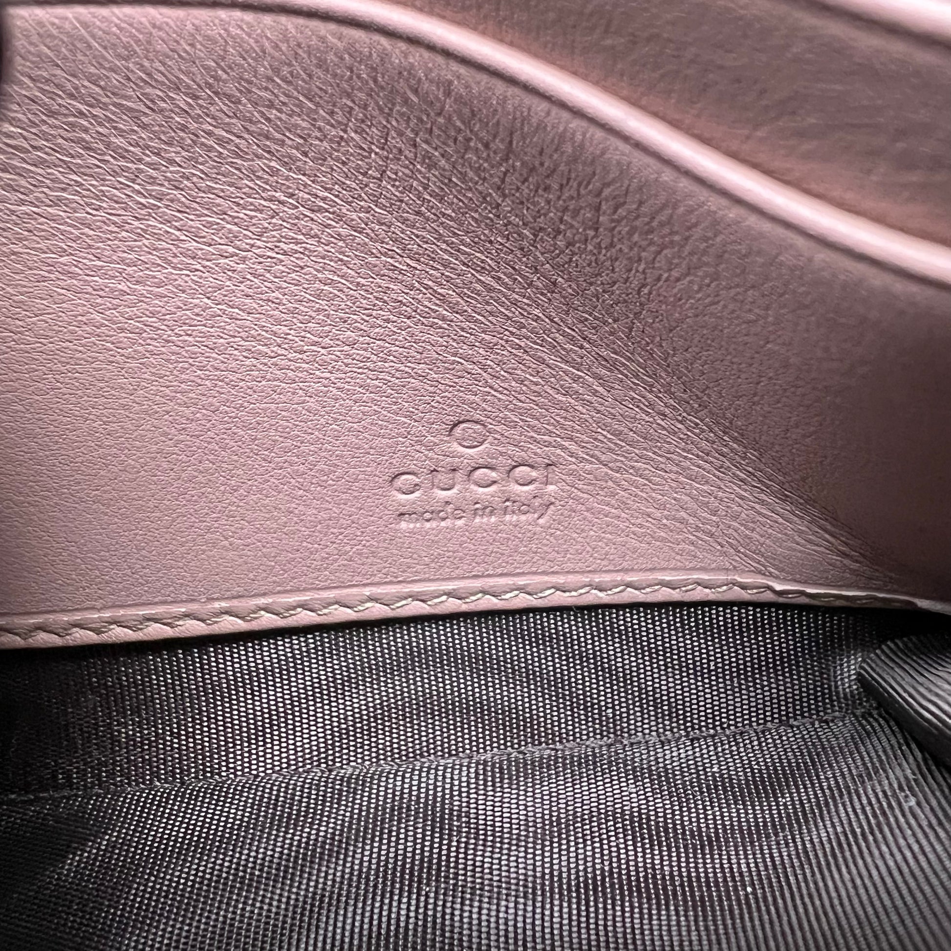 Gucci Microguccissima Continental Flap Wallet Pink W21647