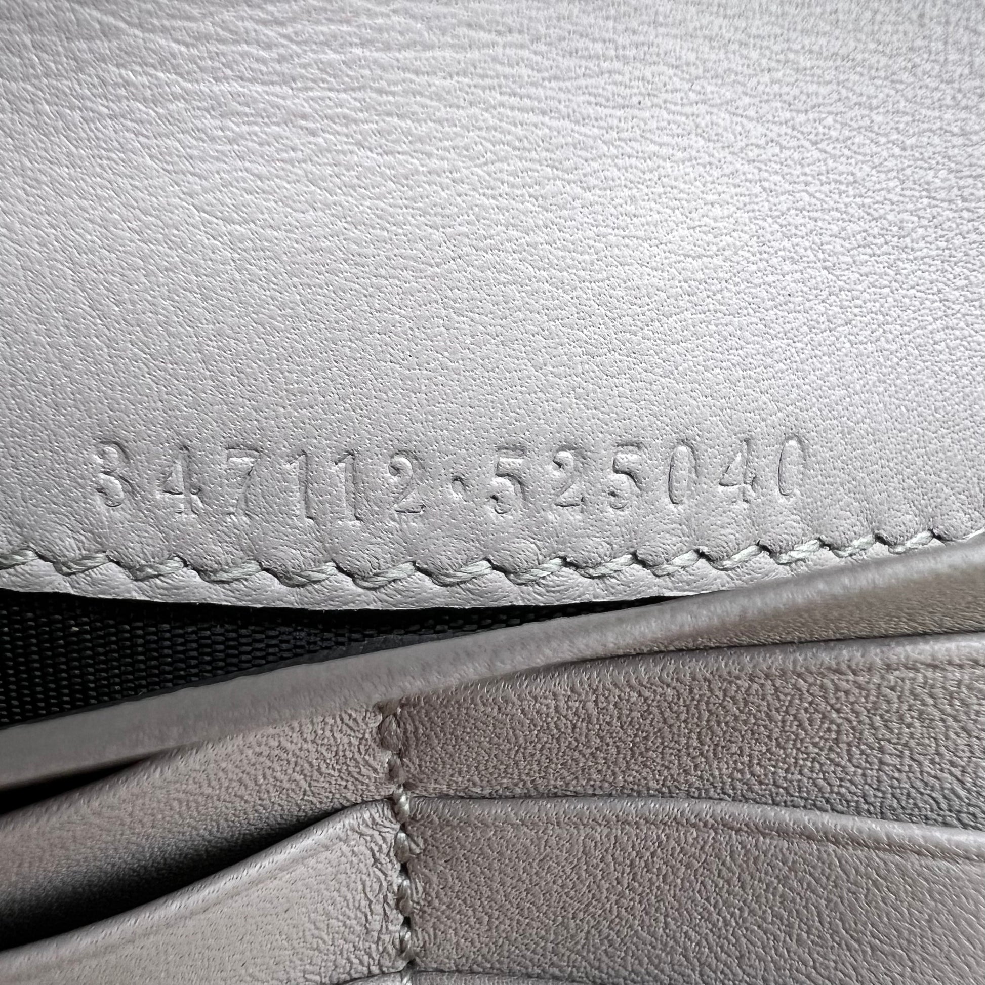 Gucci Embossed Logo Leather Flap Long Wallet W21640