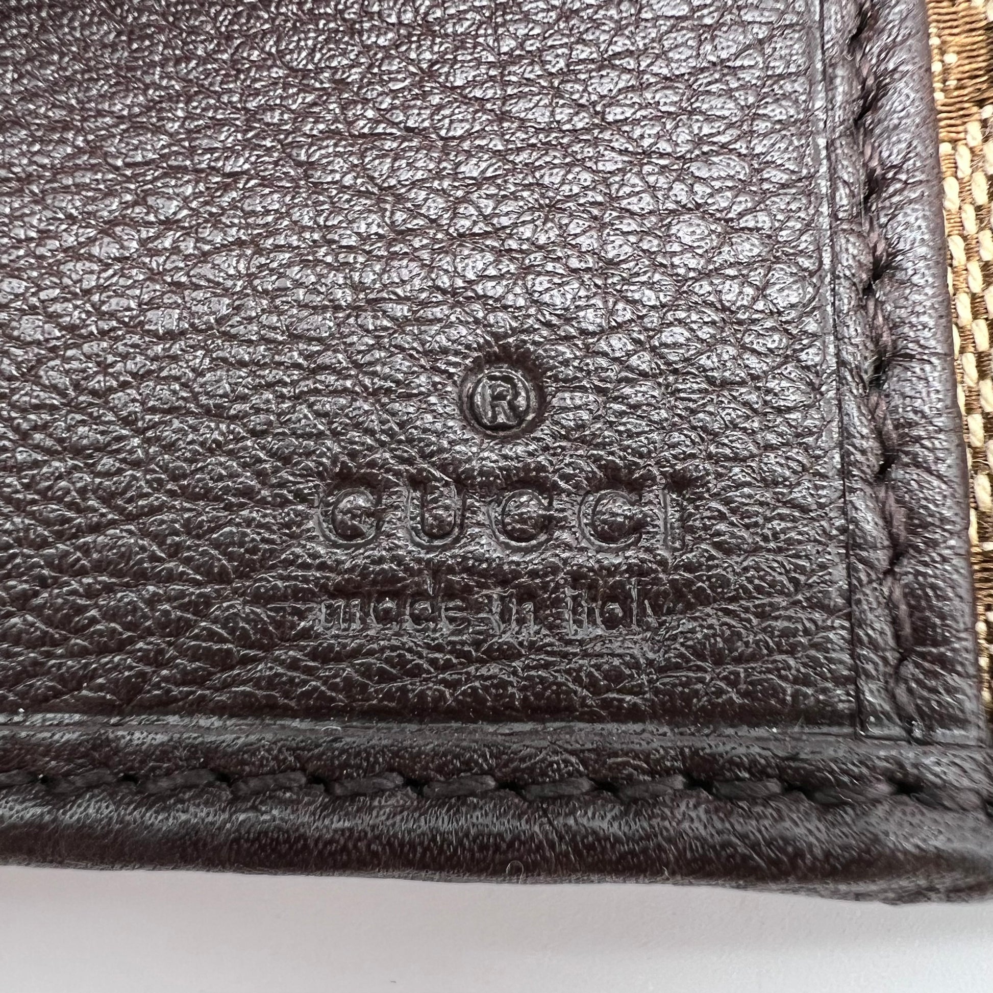 Gucci GG Canvas Vintage Web Horsebit Continental Flap Long Wallet W21639
