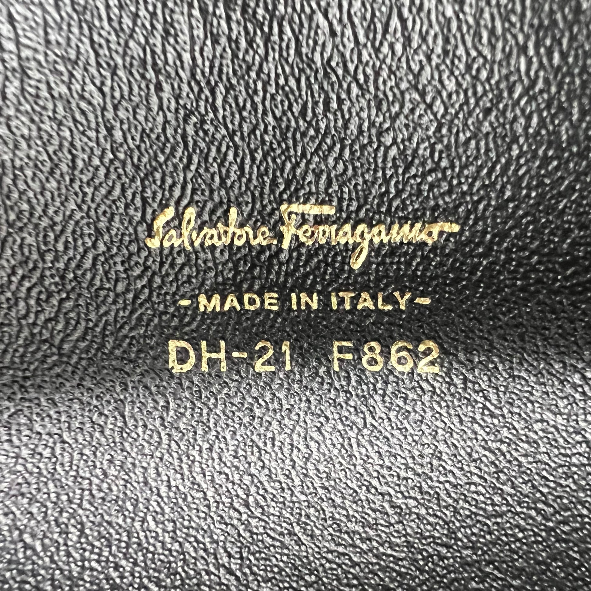 Salvatore Ferragamo Afef Lock Story Wristlet Clutch B22351
