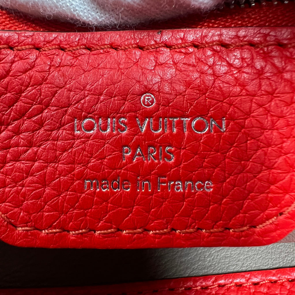 Python-Trimmed Taurillon Capucines BB B21846