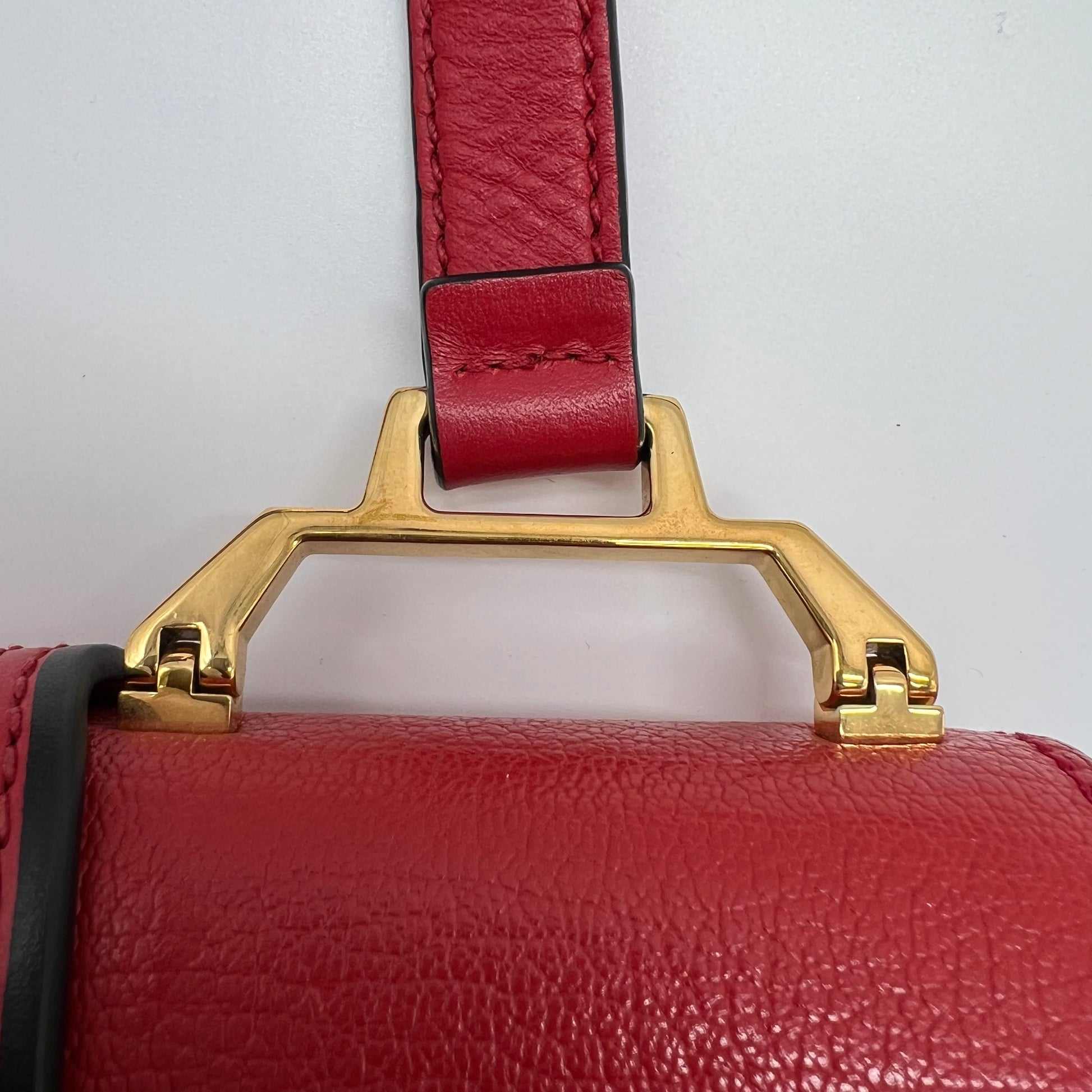 Miu Lady leather handbag