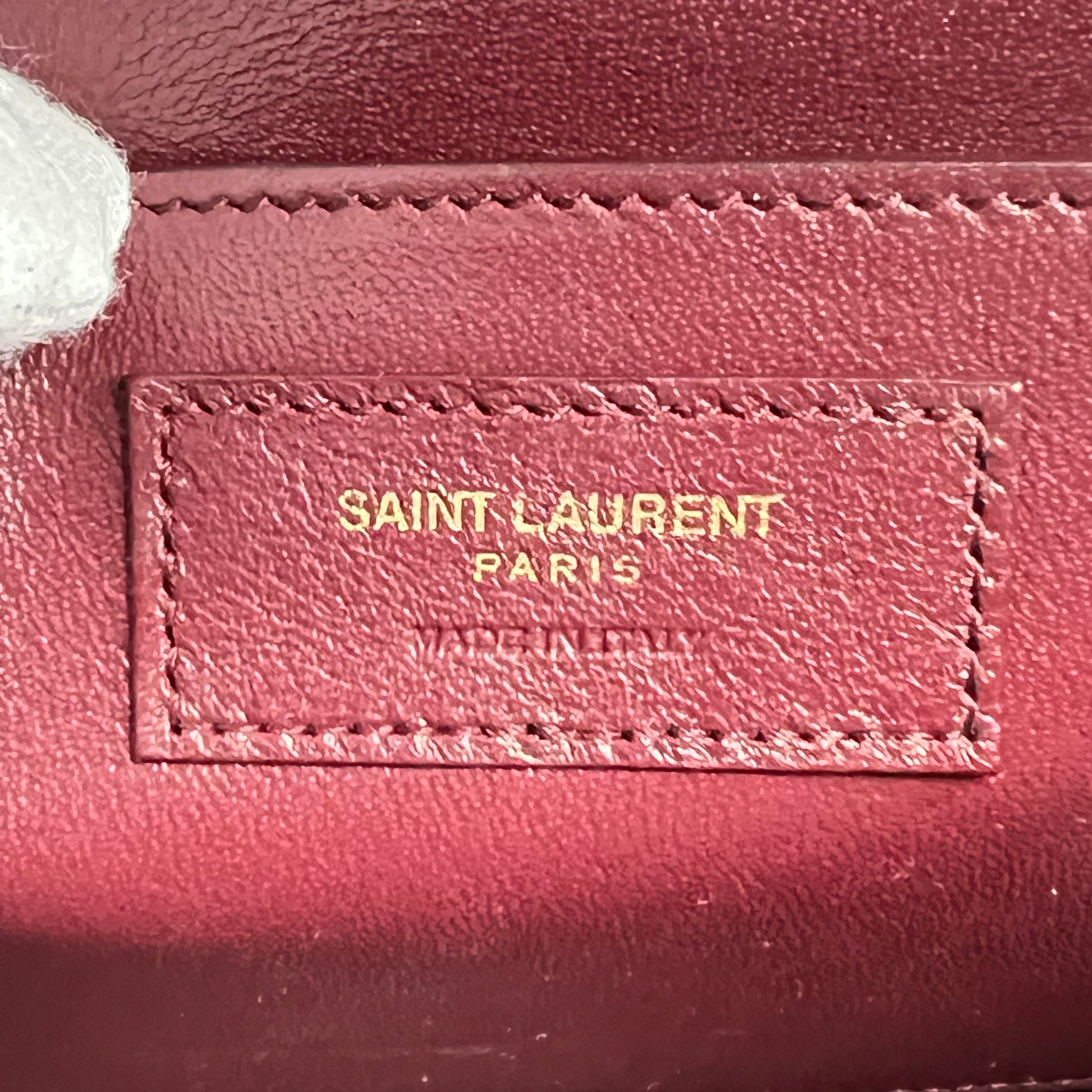 Grain de Poudre Medium Classic Monogram Cassandra Top Handle Black Rouge Legion LDM1518