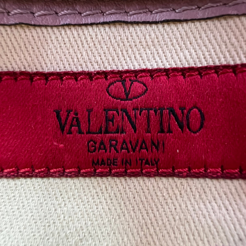 Valentino Studded Leather Handle Bag B21360