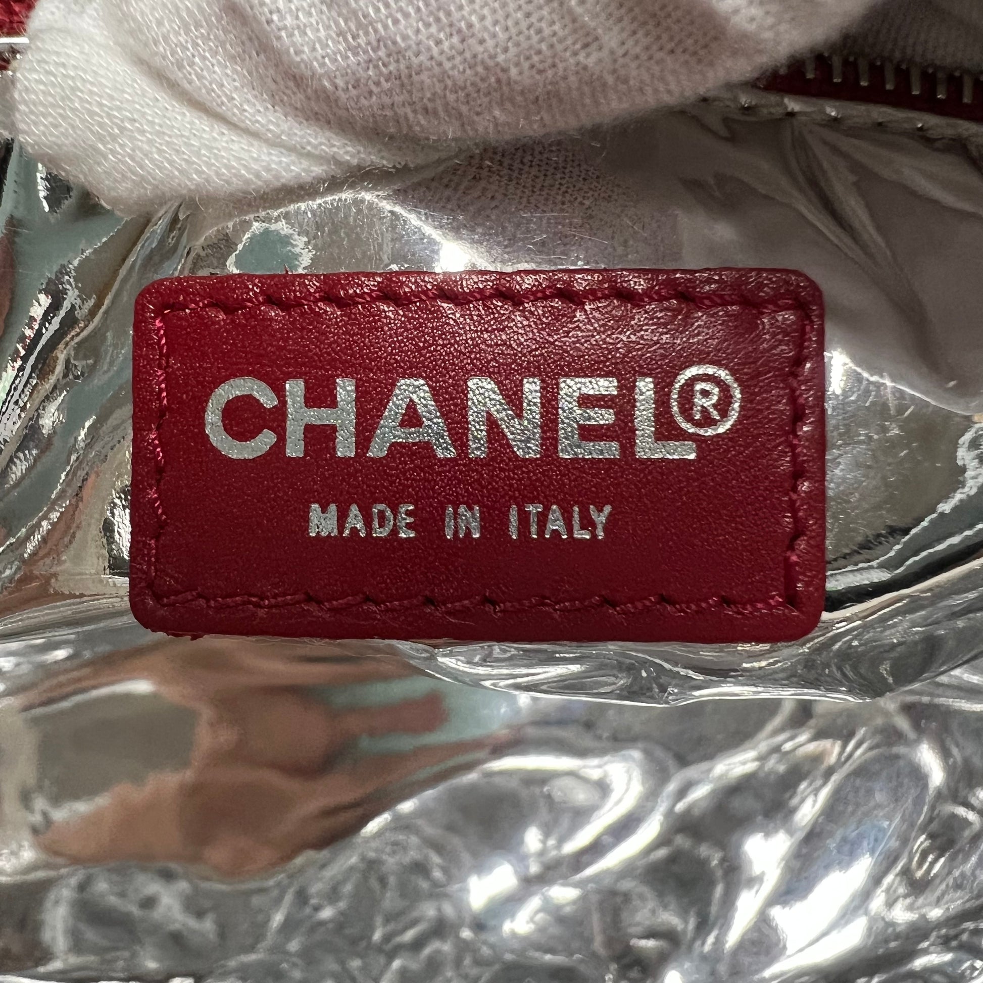 Chanel Canvas No. 5 Chocolate Bar Tote Bag B22174