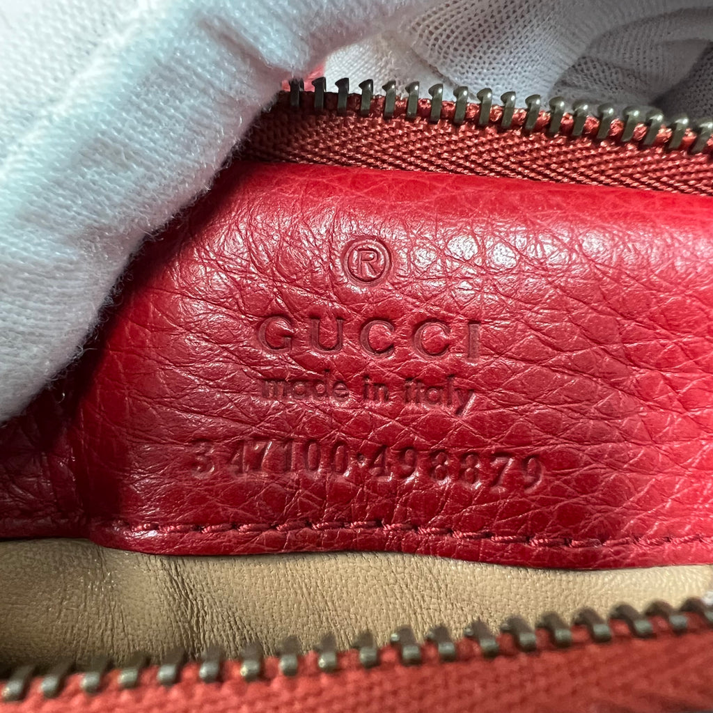 Gucci Leather Crossbody Bag B21747