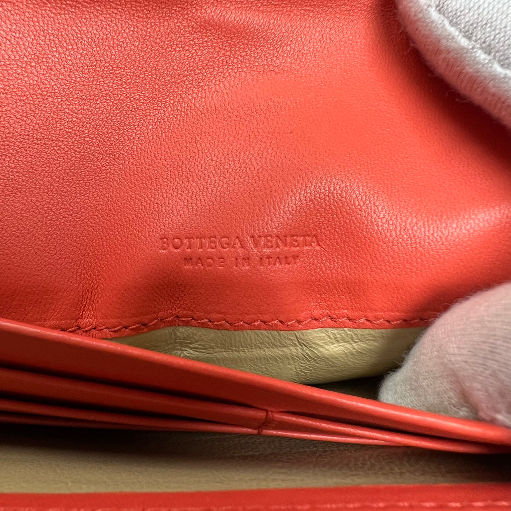 Bottega Veneta Python Continental Flap Wallet W21706