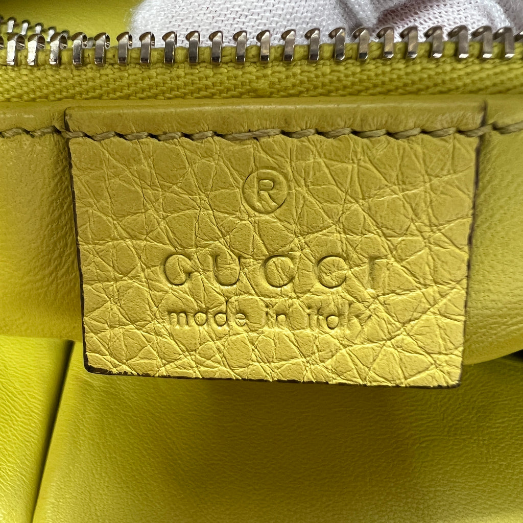 Gucci Ramble Layered Tote Pebbled Leather Medium B21477