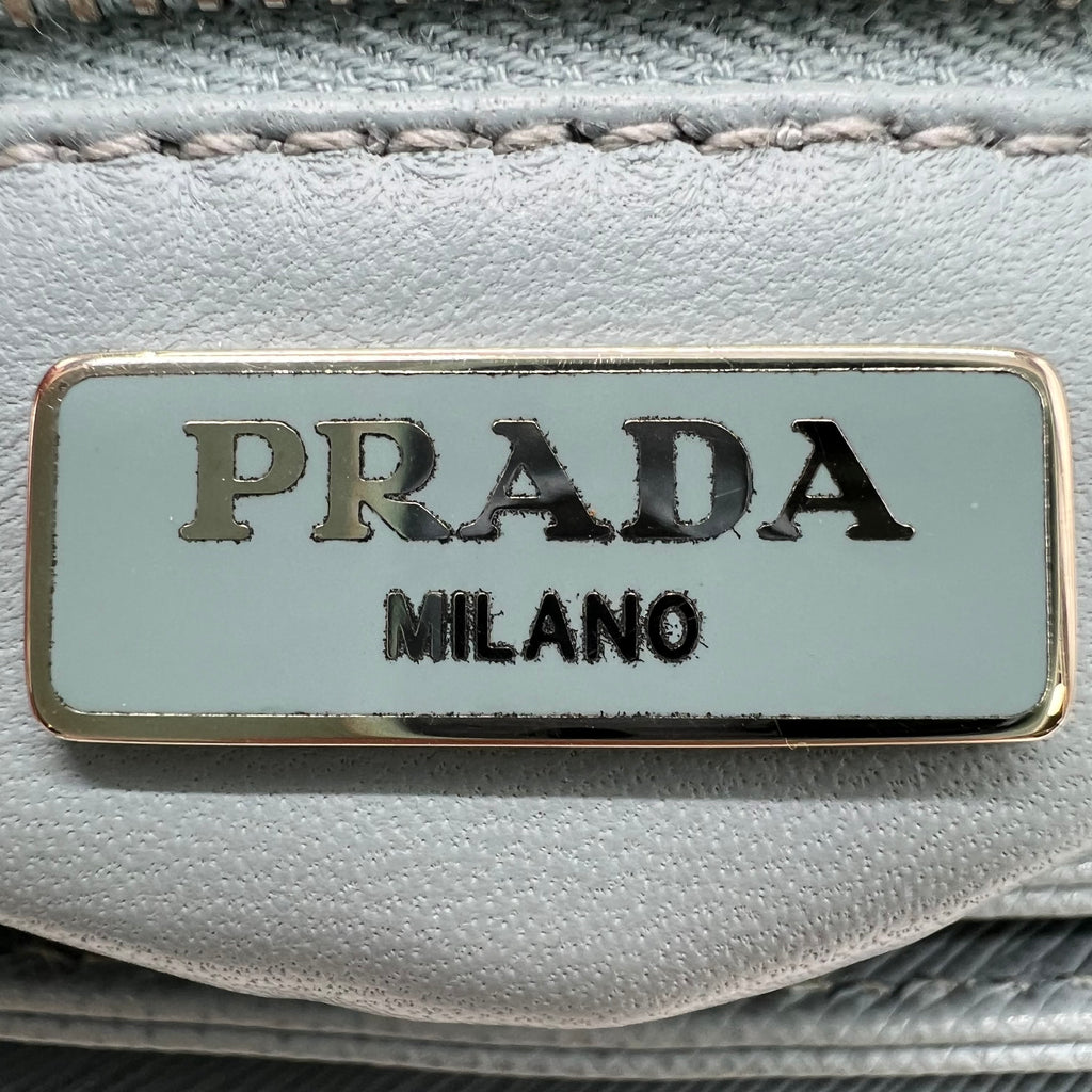 Saffiano Lux Chain Flap Bag B22418