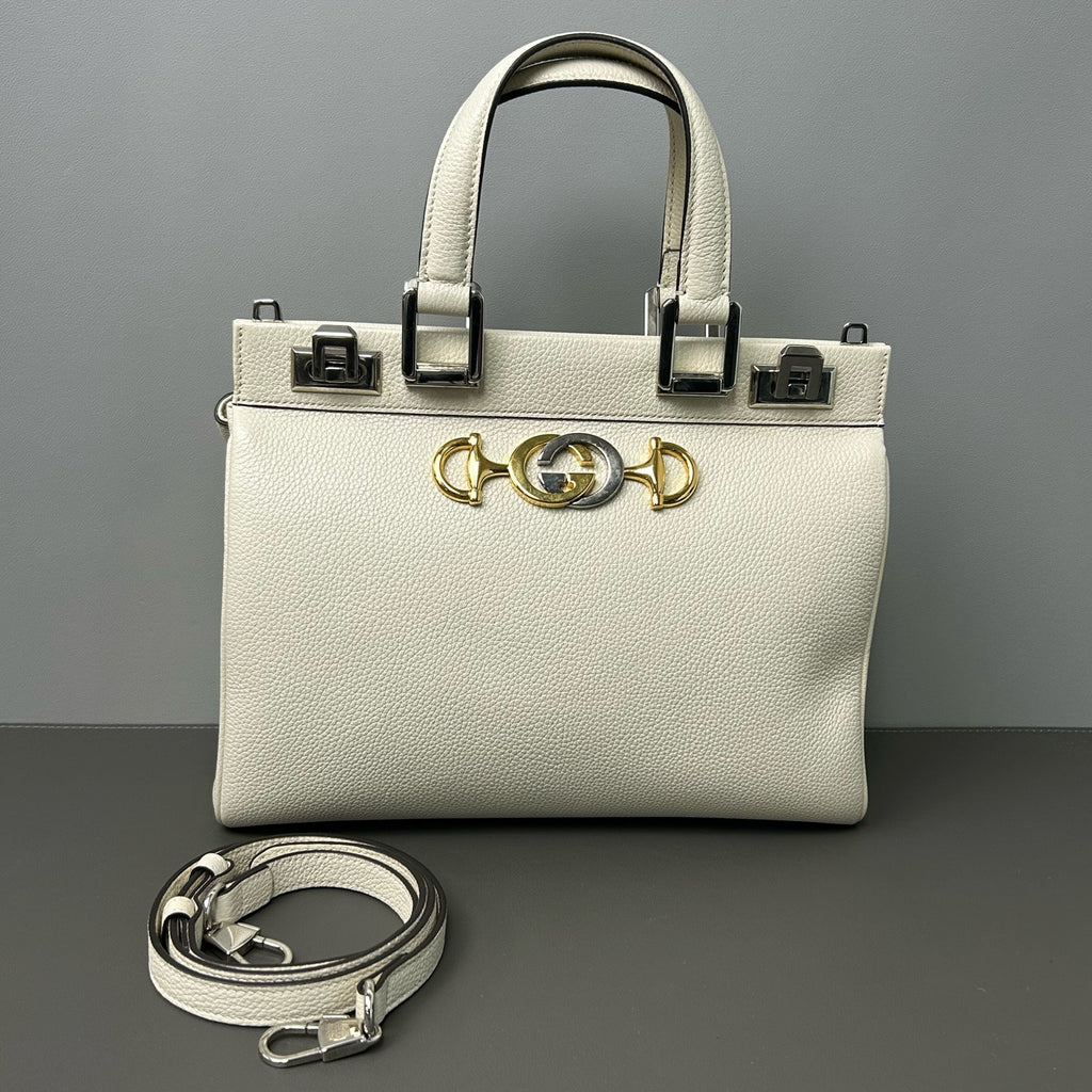 Gucci Zumi Medium Top  Handle Tote (Grainy Leather) LDZ0003