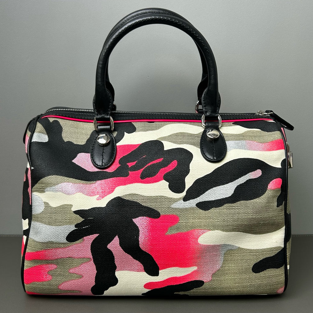 Christian Dior x Anselm  Reyle Camouflage Boston Bag LDZ0004