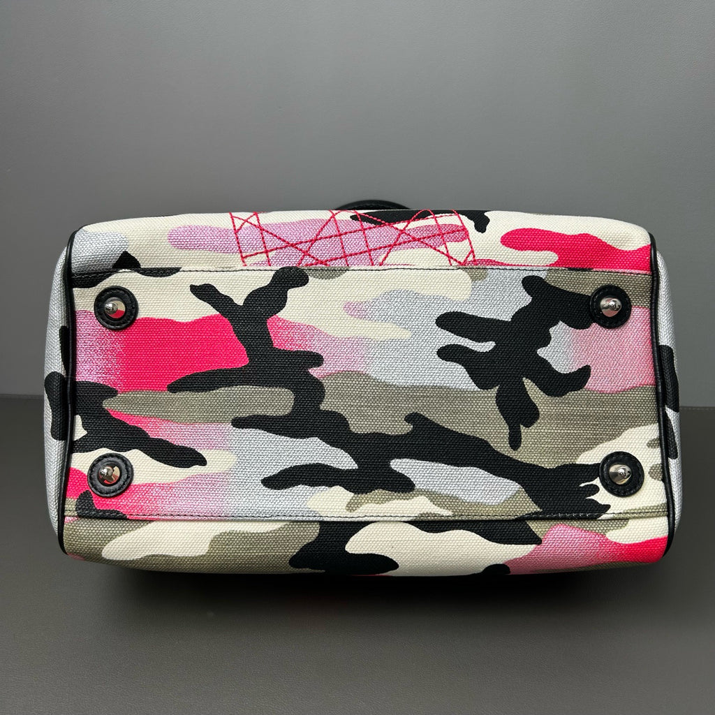 Christian Dior x Anselm  Reyle Camouflage Boston Bag LDZ0004