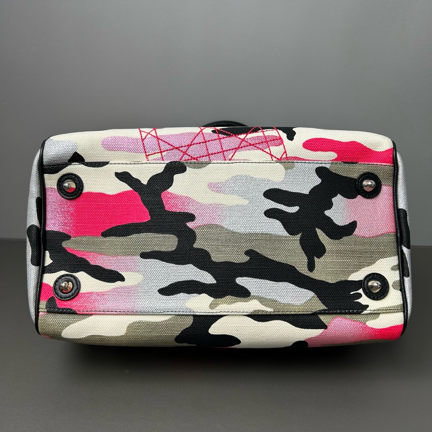 Christian Dior x Anselm  Reyle Camouflage Boston Bag LDZ0004