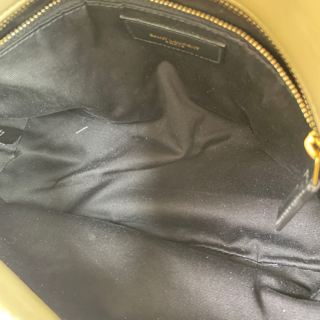 Saint Laurent Loulou Teddy  Shearling Medium Shoulder Bag LDZ0007