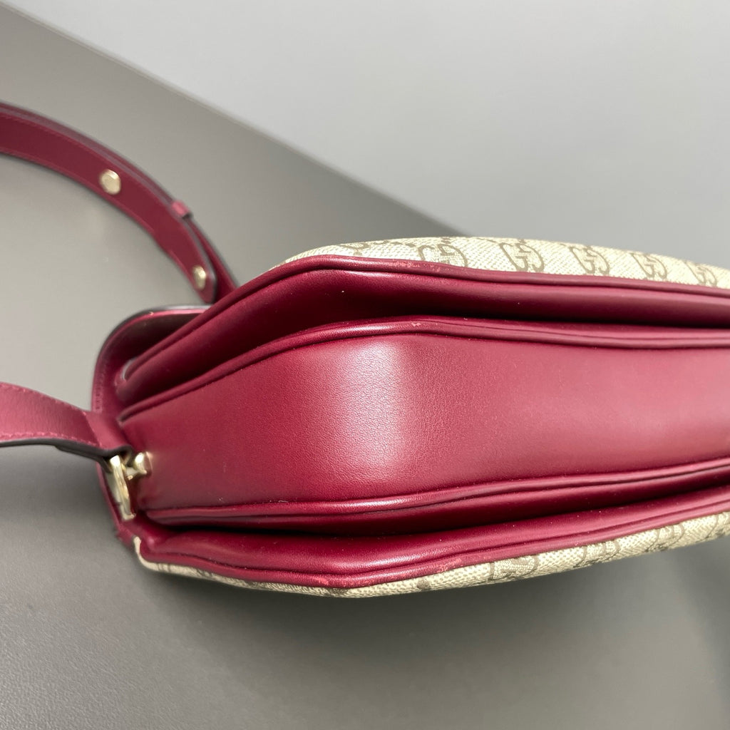 Gucci Horsebit 1955 Medium Shoulder Bag (GG Supreme Canvas & Leather Trim) LDZ0013