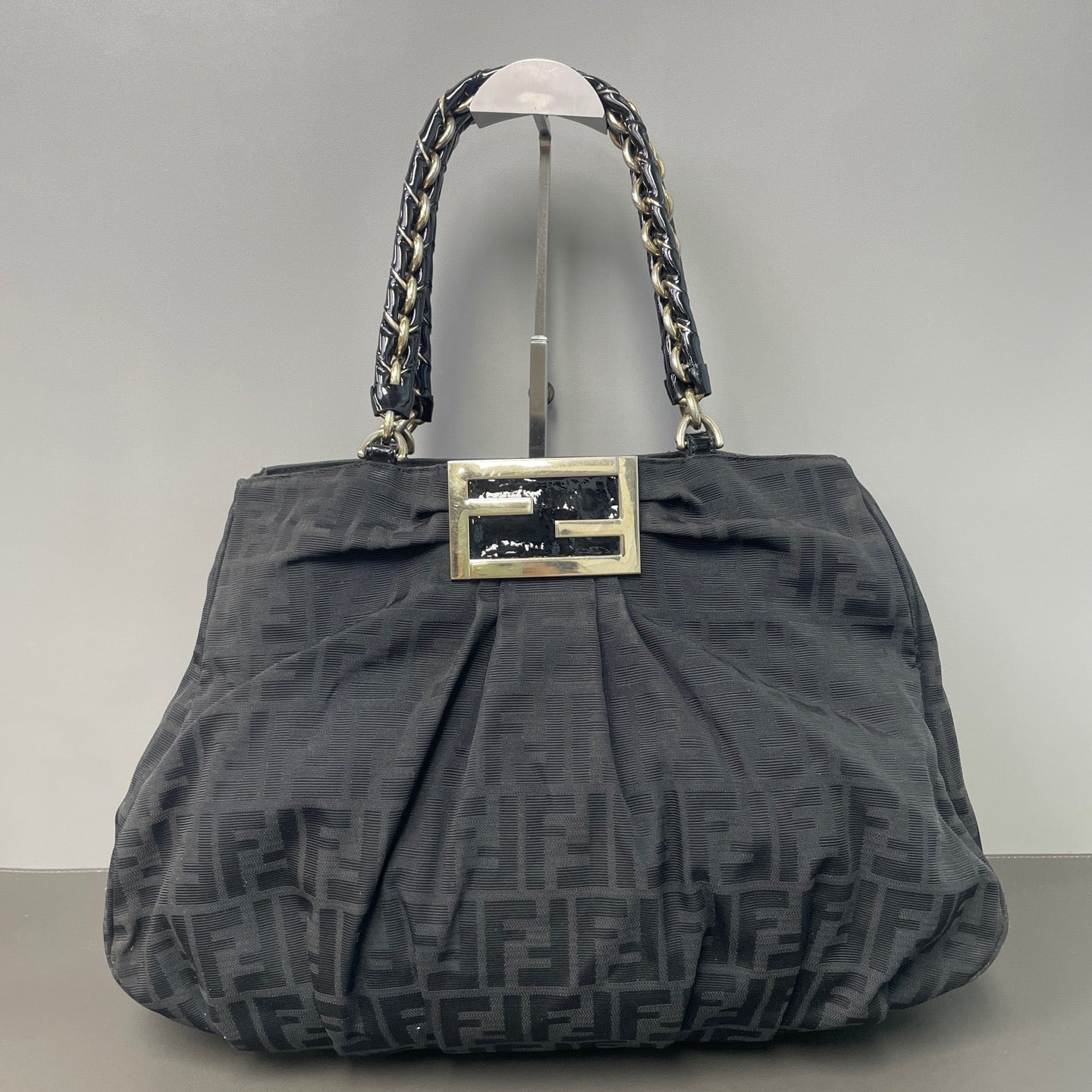 Fendi Zucca Monogram Mia Chain Tote Bag  LDZ0018